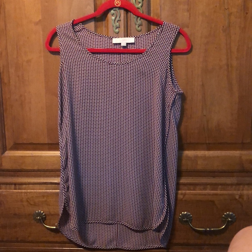 Loft flowy tank. A little bit dressy.